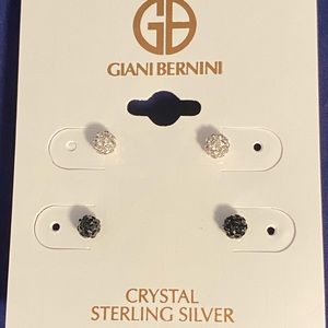 Giani Bernini Crystal Ball Earrings